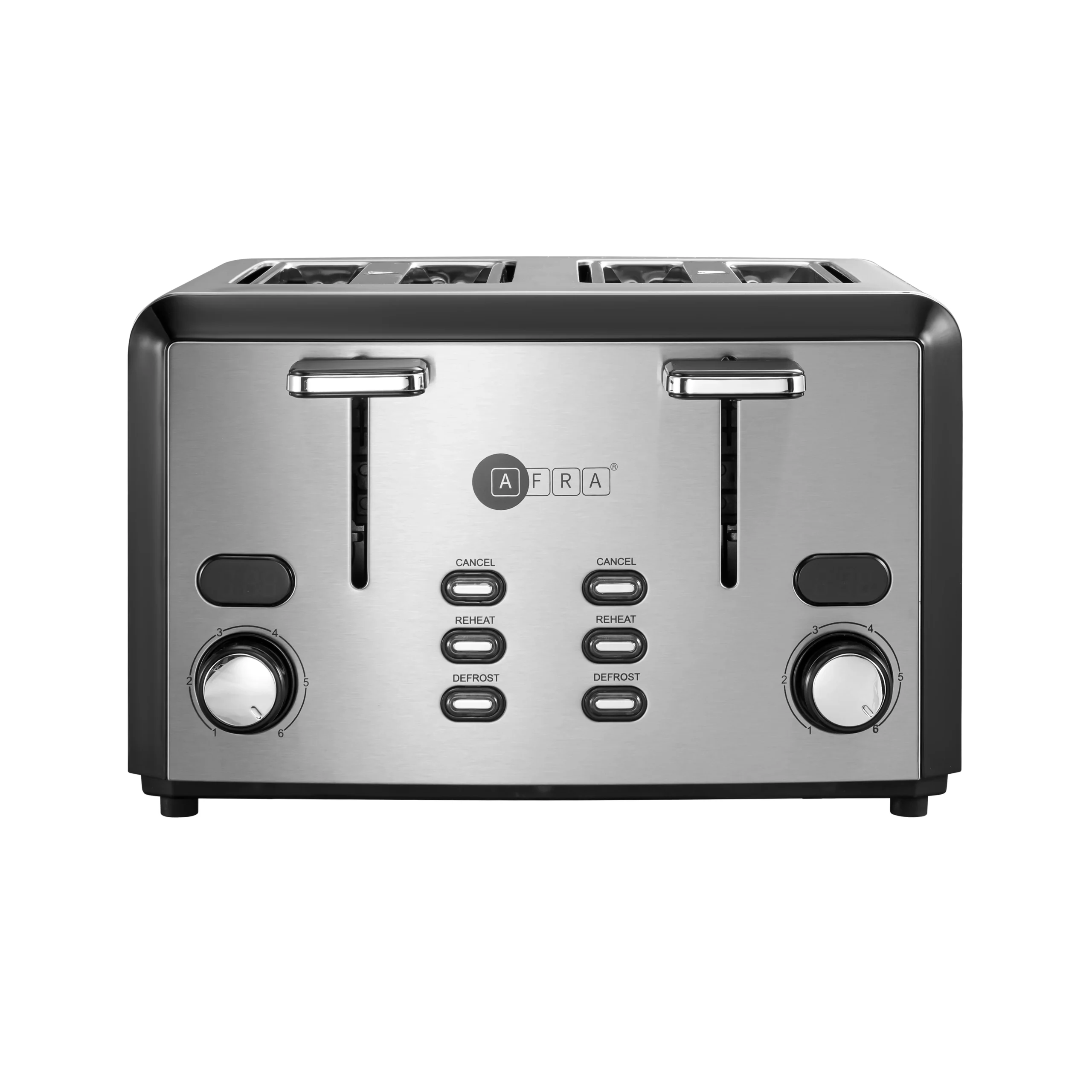 AFRA 1600W 4 Slice Toaster with Wide Slots