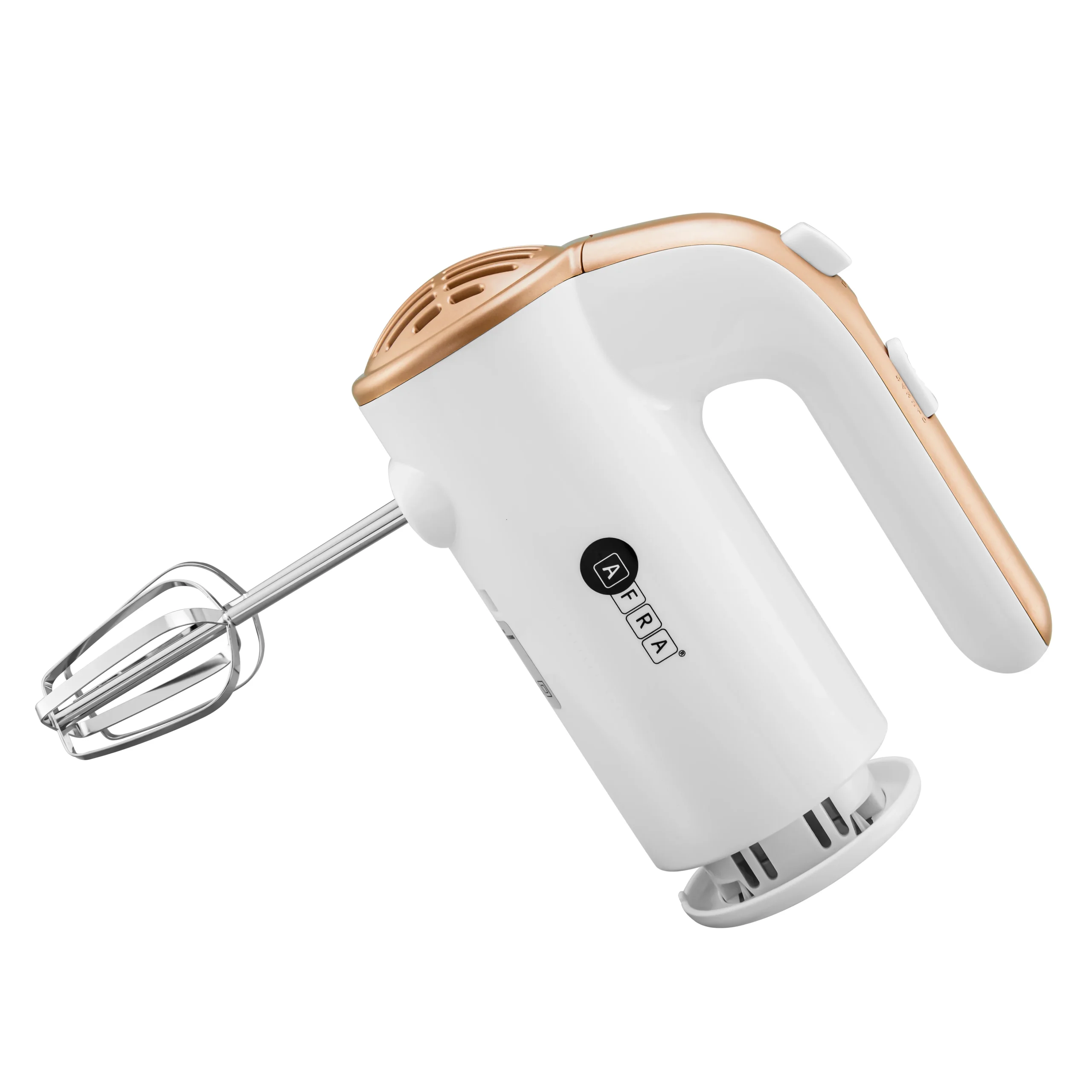 AFRA 200W Hand Mixer with 5 Speeds in White and Grey