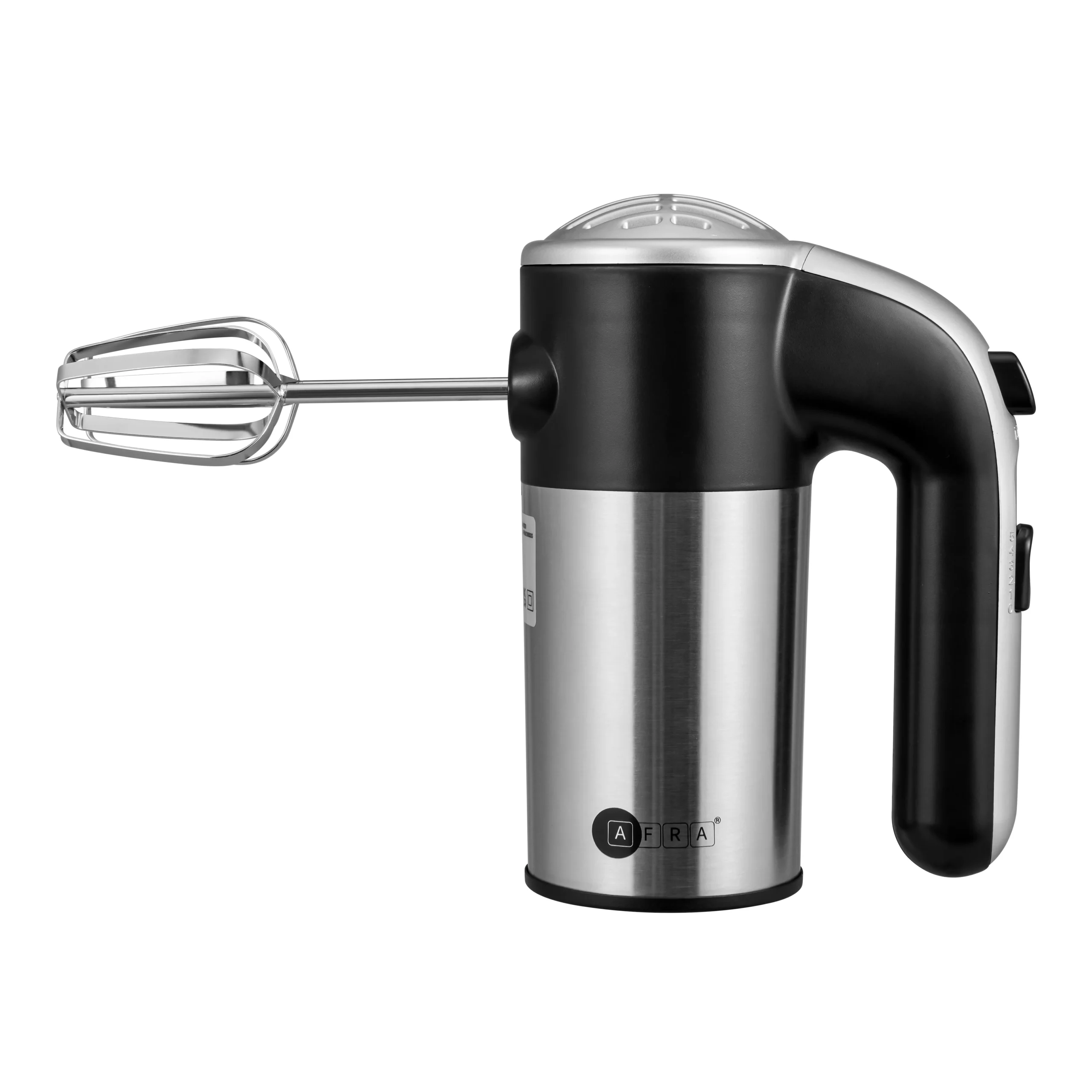 AFRA 200W Hand Mixer with 5 Speeds in Stainless Steel
