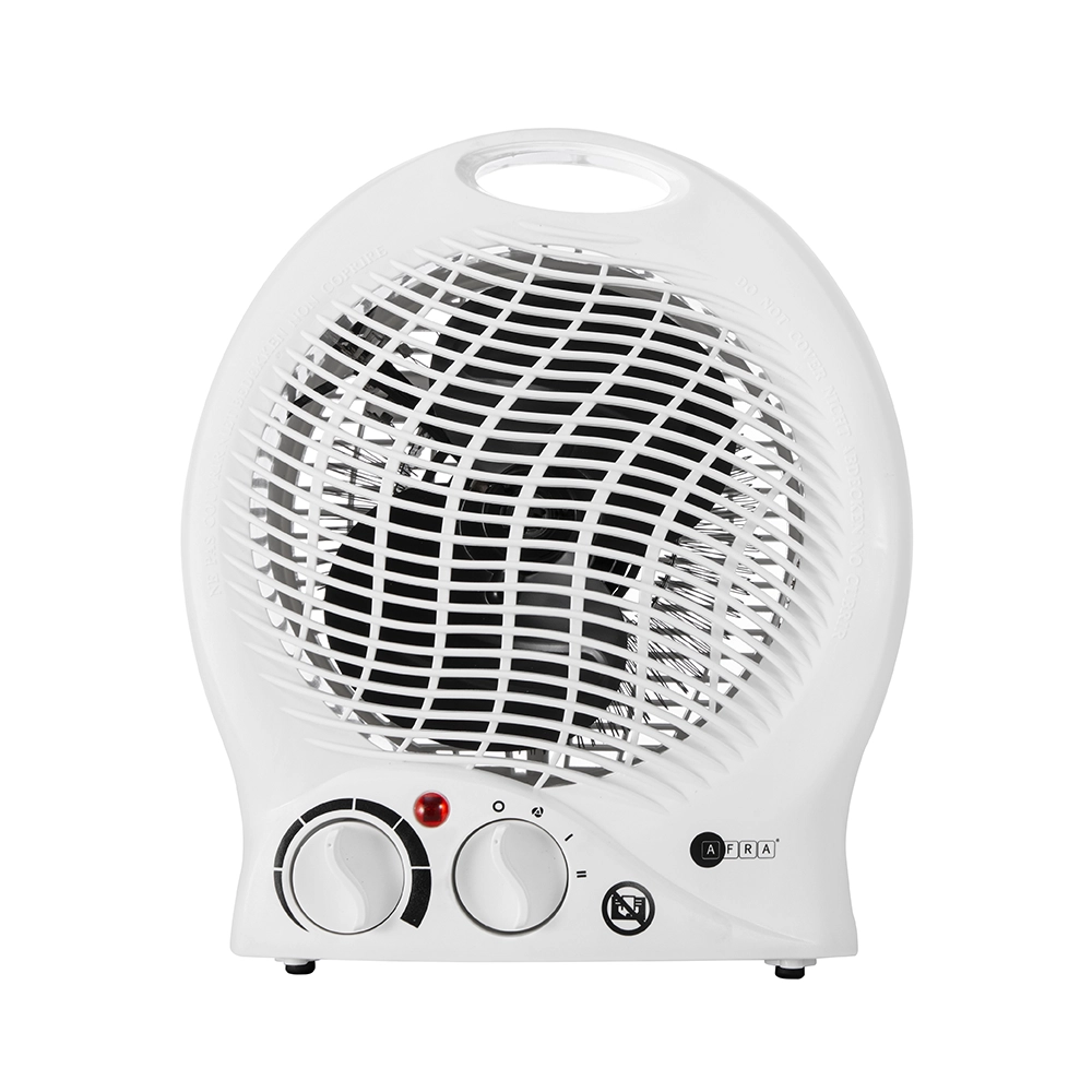 AFRA 2000W Fan Heater with Adjustable Thermostat in White