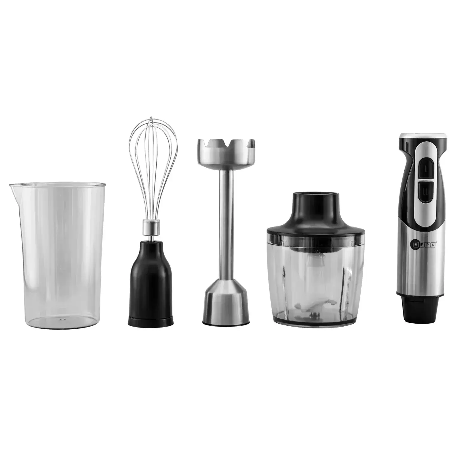 AFRA 800W 4 in 1 Hand Blender Set with Chopper and Whisk