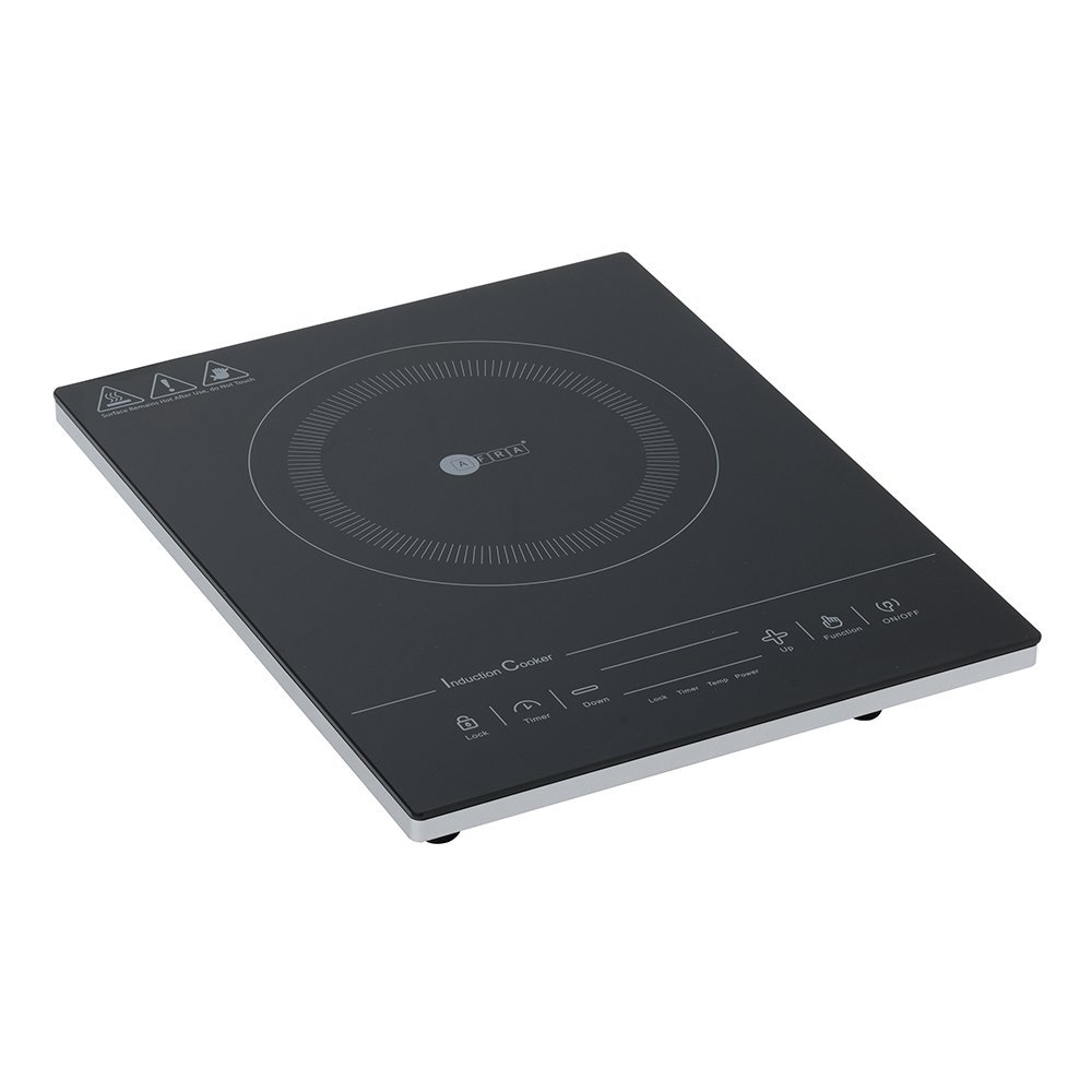 AFRA 2000W Single Induction Hob with 10 Power Levels in Black