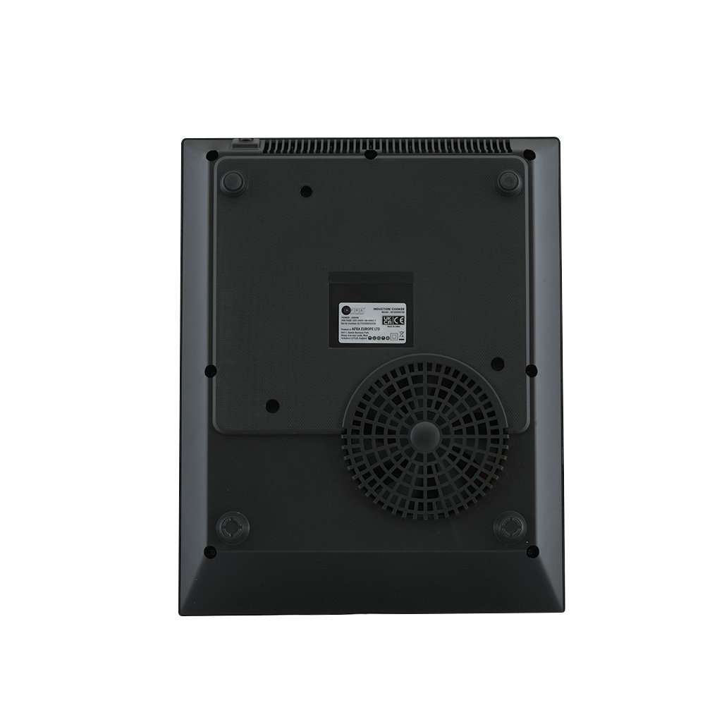 AFRA 2000W Single Induction Hob with 10 Power Levels in Black